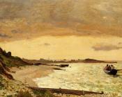 克劳德 莫奈 : The Coast at Sainte-Adresse